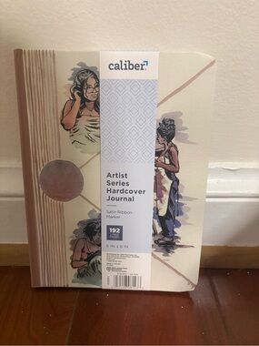 Caliber Artist Series Hardcover Journal in Cream with Pastel Artwork